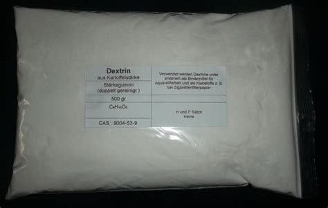  Dextrin - Vielseitiges Bindemittel für die Herstellung von Lebensmittel und Pharmazeutika!